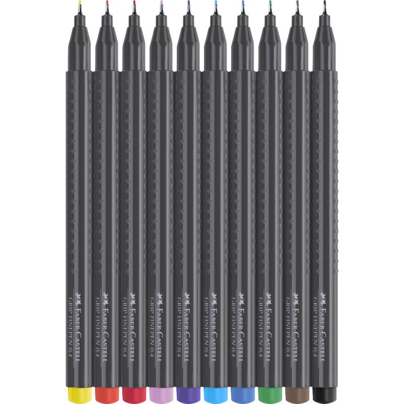 Faber-Castell Finepen Grip 0.4 10er Etui